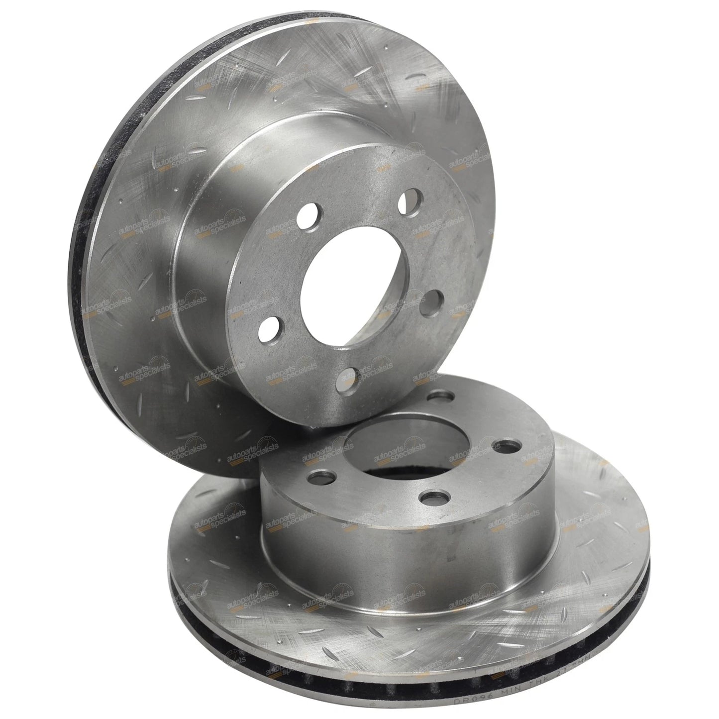 2 Front Drilled Slotted Brake Rotors for Jeep Grand Cherokee (1993–1998)
