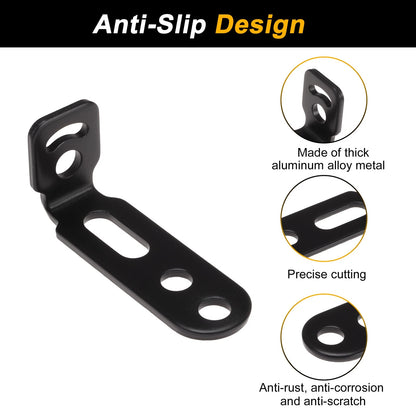 Light Bar Mounting Bracket for Motorcycle (Aluminum Alloy, Black)