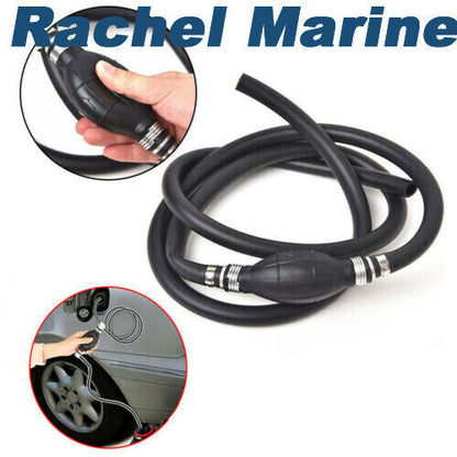 3/8" Fuel Hose Line Assembly with Primer Bulb for Marine Outboard Motors