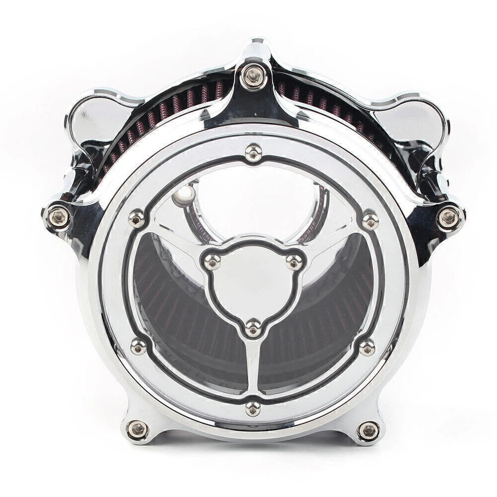 Turbine Spike Air Intake Filter Cleaner for Harley Road Glide FLTR (2008–2016)