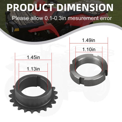 Crank Timing Gear Sprocket + Slit Nut for Magnum Ranger