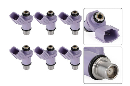 Set of 6 Fuel Injectors for Yamaha 250 Outboard