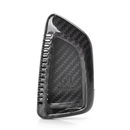 Carbon Fiber Key Fob Remote Cover for BMW 1 2 3 4 5 6 7 Series X1 X2 (2011–2023)