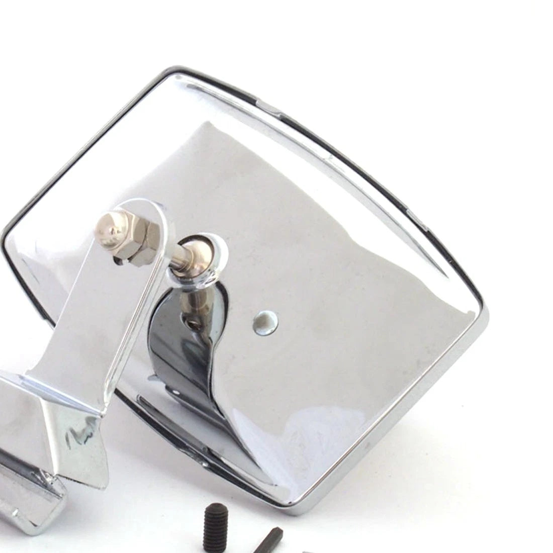 Stainless Rectangular Quarterlight Mirror for Hotrod Classic Car