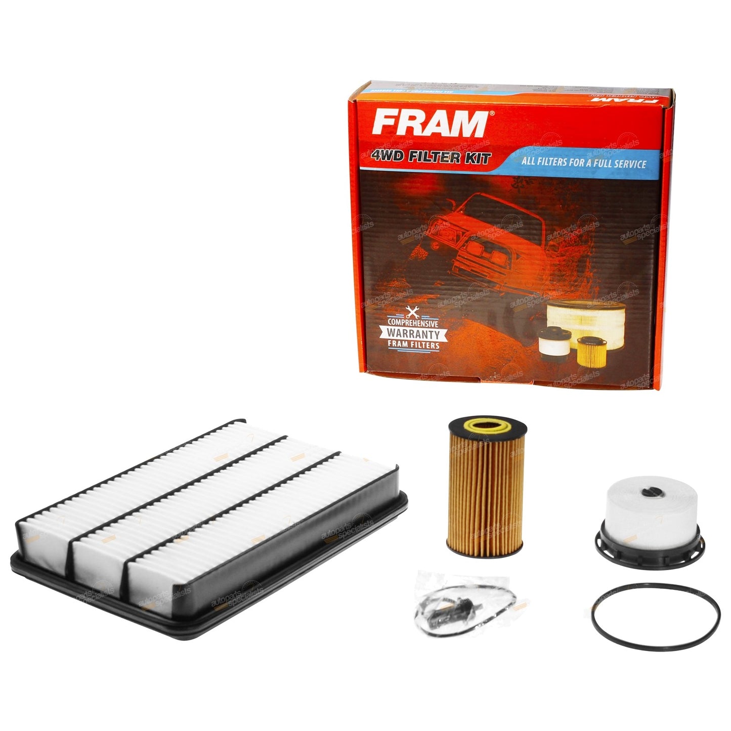 FRAM Air Oil Fuel Filter Kit for Landcruiser 78 79 Series (2007–2021)