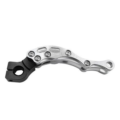 Brake Line Clamp Protector for Universal Fit Motor Bikes (Aluminum, Blue)