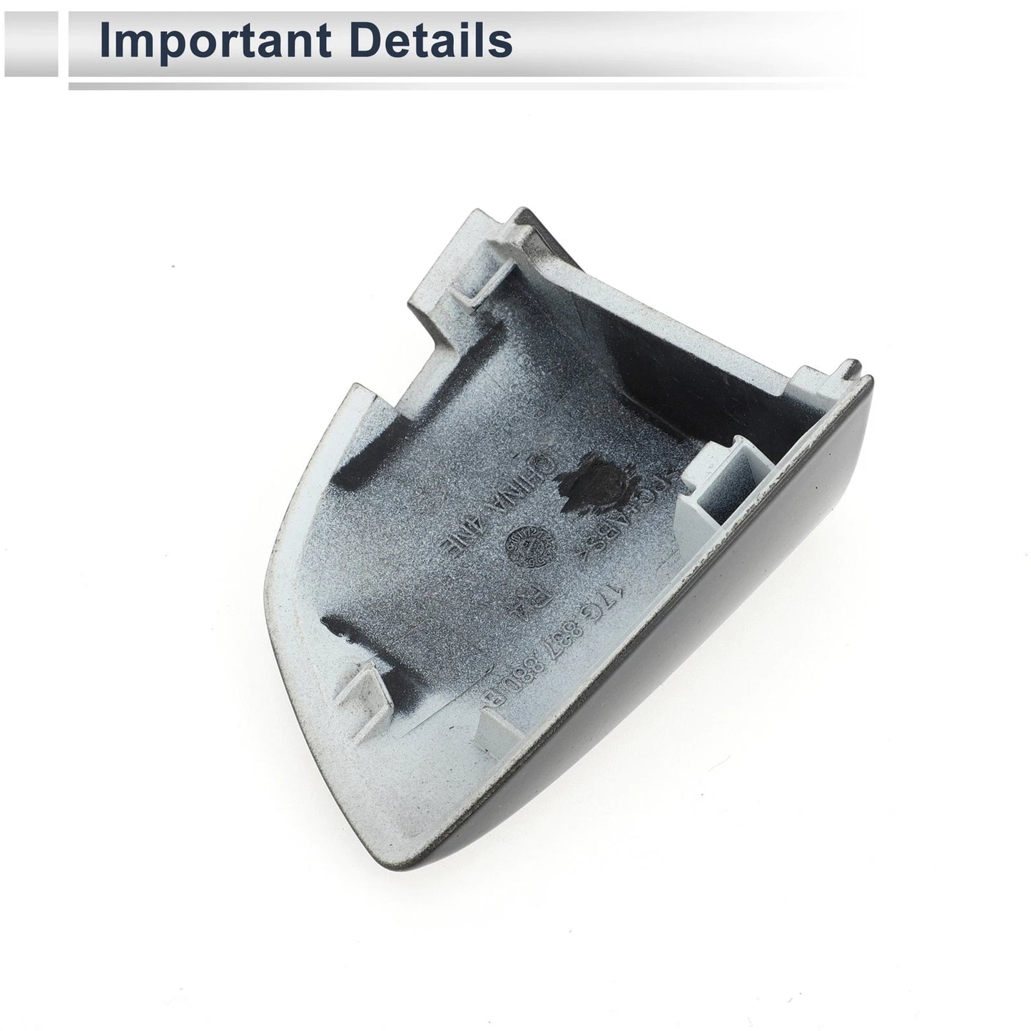Front Right Door Handle Lock Cylinder Cover for Volkswagen Sagitta (2019–2021) Black