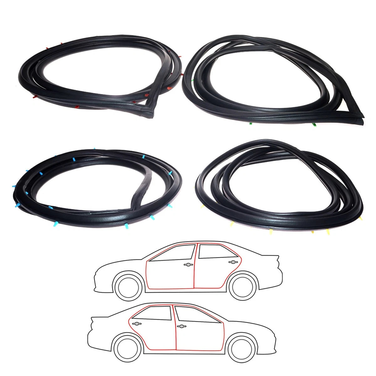 Weatherstrip for Datsun Sunny B310 Sedan (210, 120Y, 130Y, 140Y, 150Y)