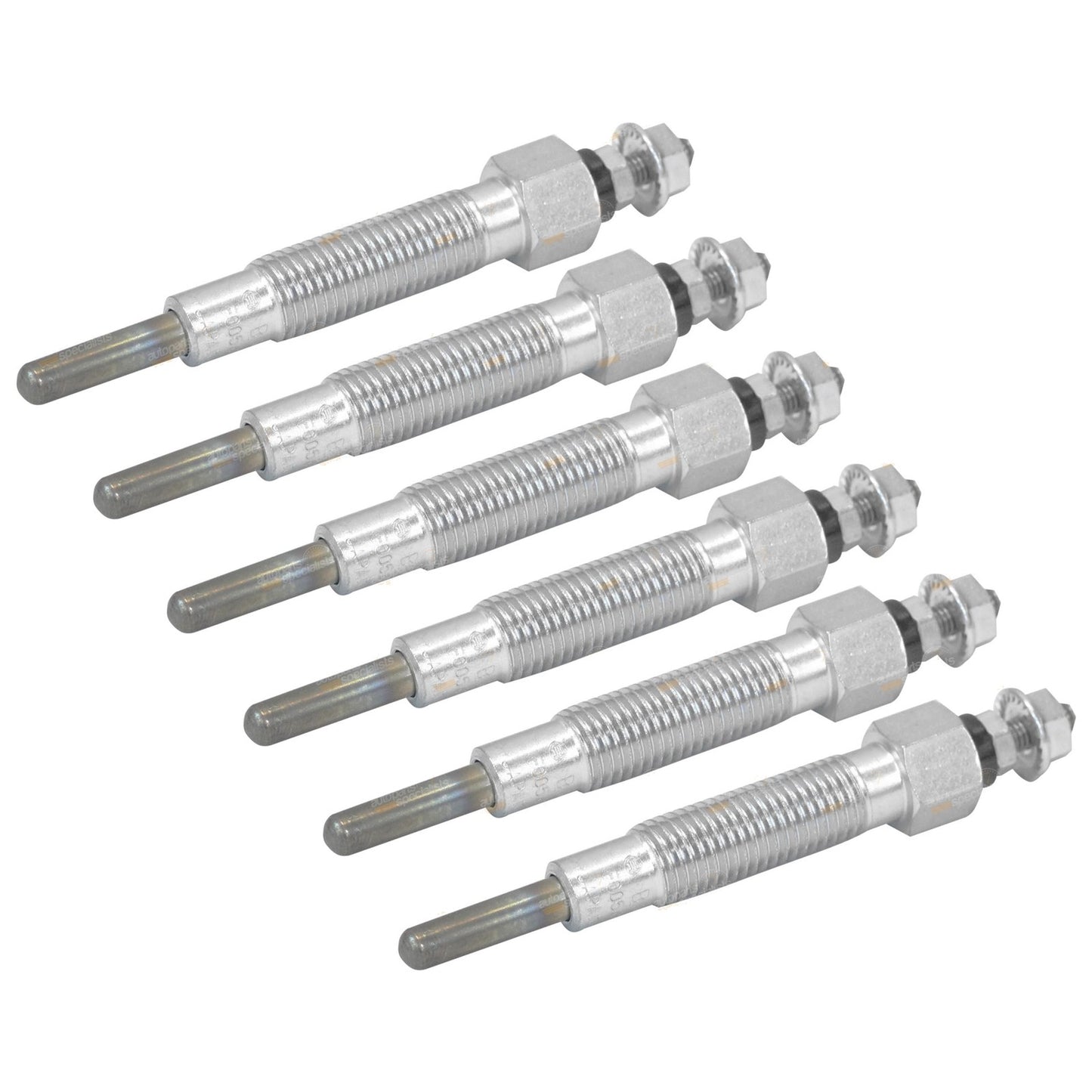 6 Glow Plugs for Nissan Safari GR GU Y61 (1999–2006) 4.2L Turbo Diesel