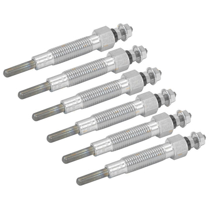 6 Glow Plugs for Nissan Safari GR GU Y61 (1999–2006) 4.2L Turbo Diesel