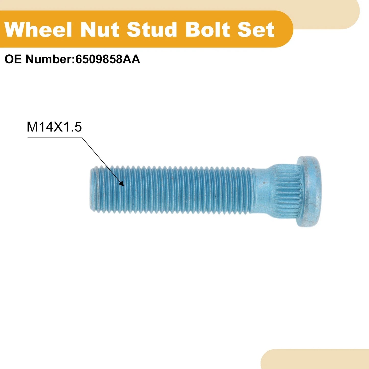 M14x1.5 Wheel Lug Studs for Dodge RAM 1500 (2011-2025) - 5 Pcs