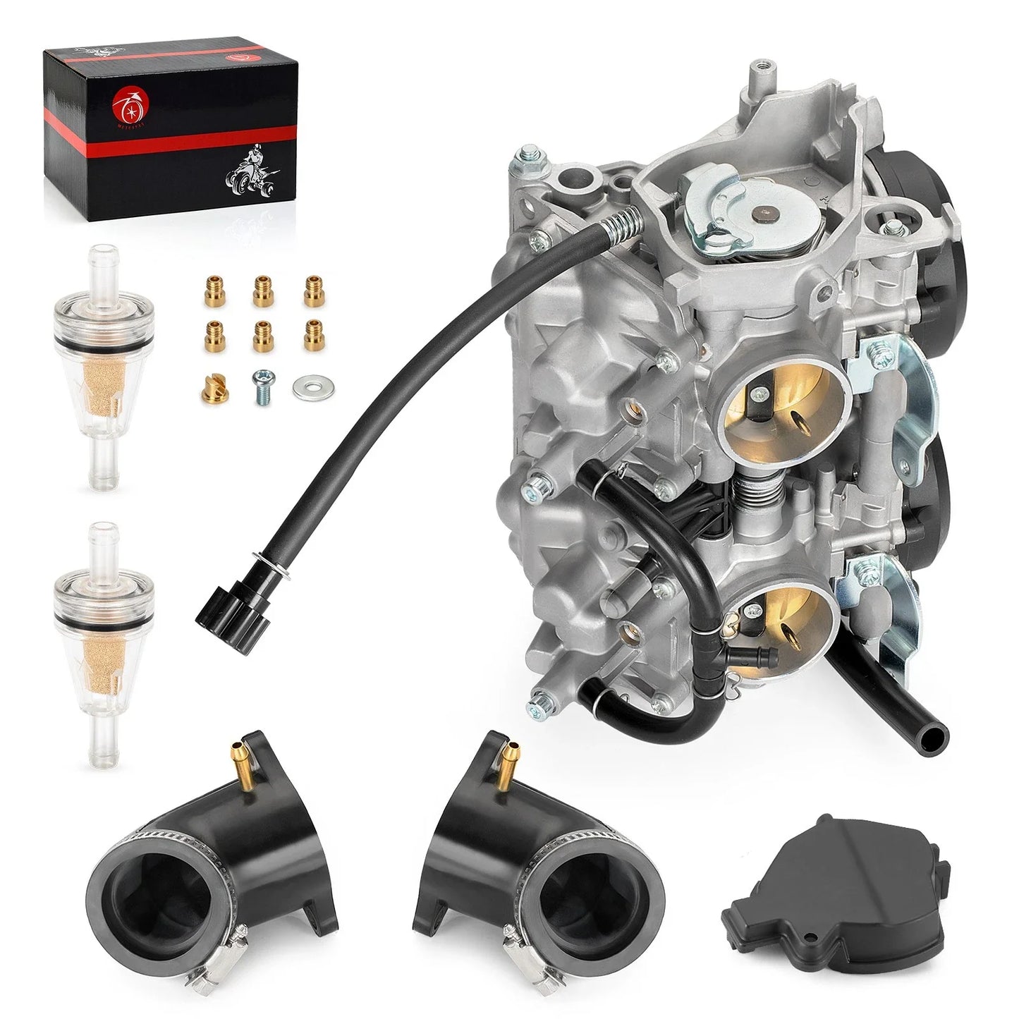 Carburetor w/ Intake Boot for Kawasaki KVF650 (2006–2013)