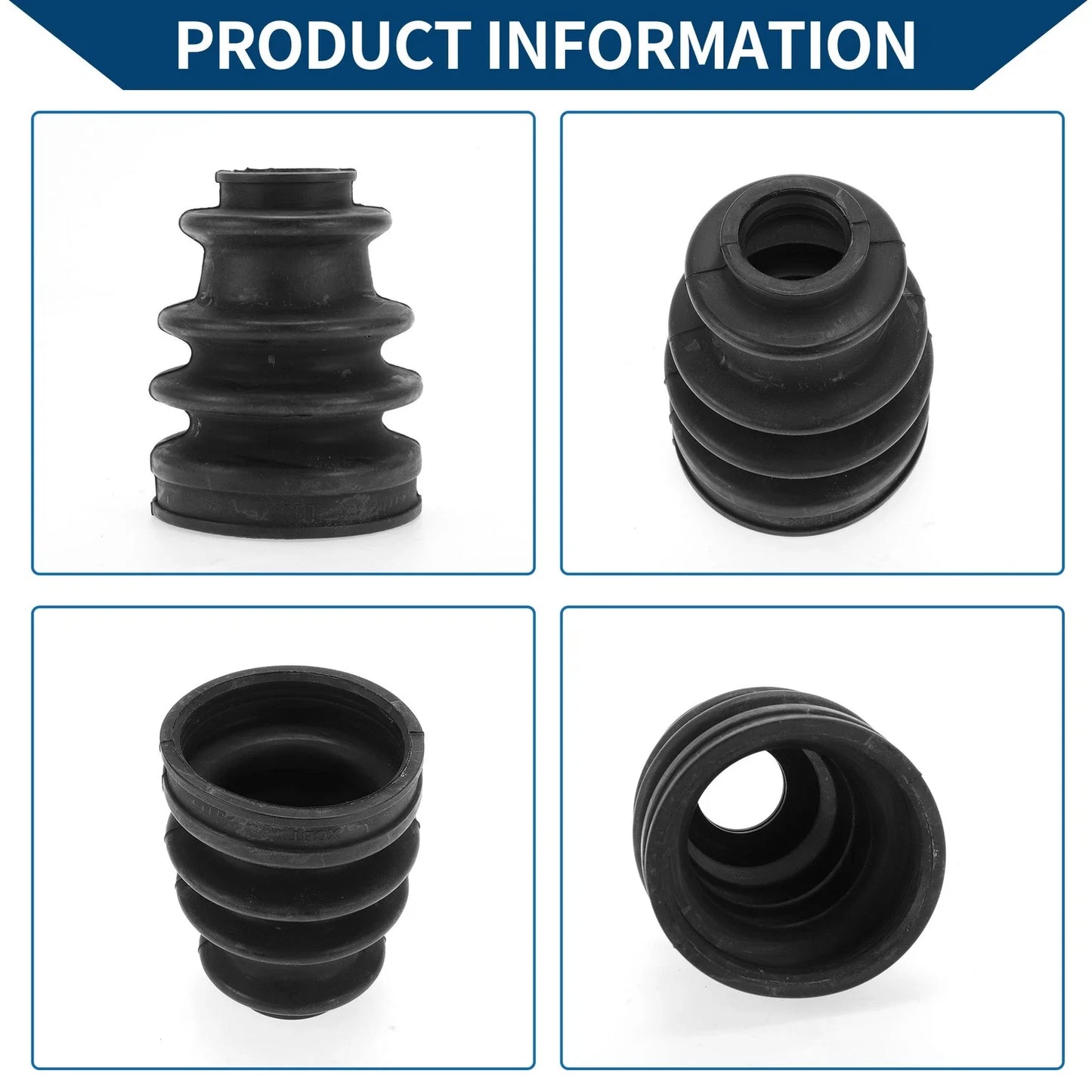 Inner CV Joint Boot Kit w/ Clamps for Porsche Cayenne (2011-2018)