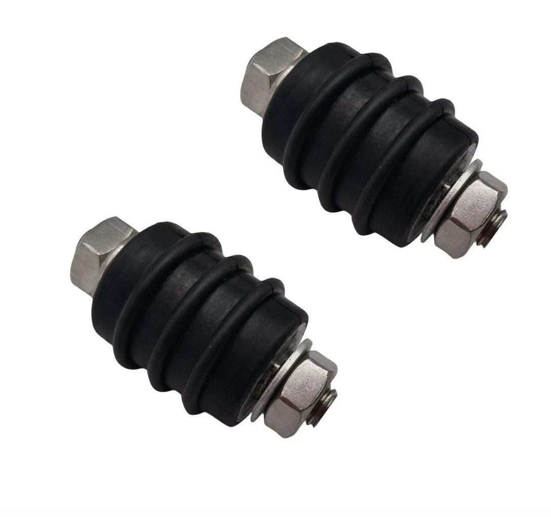 Set of 2 Upper Front Motor Mounts for Johnson Evinrude Outboards (20-35)
