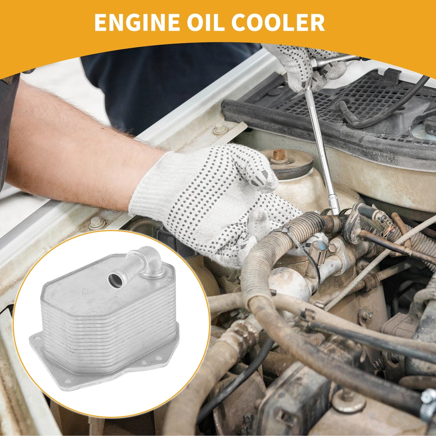 Engine Oil Cooler for Ford Ranger (2005–2024) No.BB3Q6B624EA