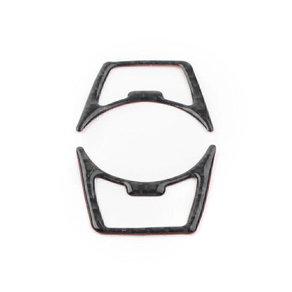 LHD Headlight Switch Cover Trim for Mustang 2015-2019 Carbon Fiber