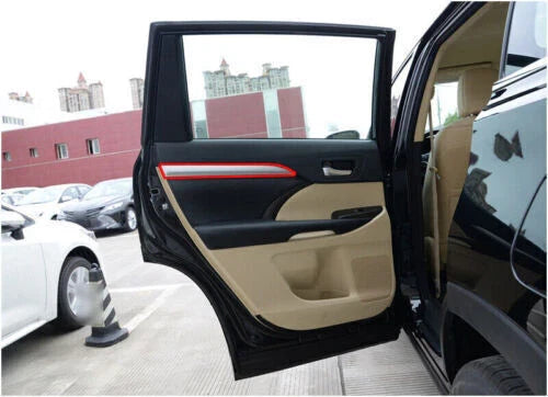 Inner Door Armrest Woodgrain Cover Strip for Toyota Highlander (2014–2019)