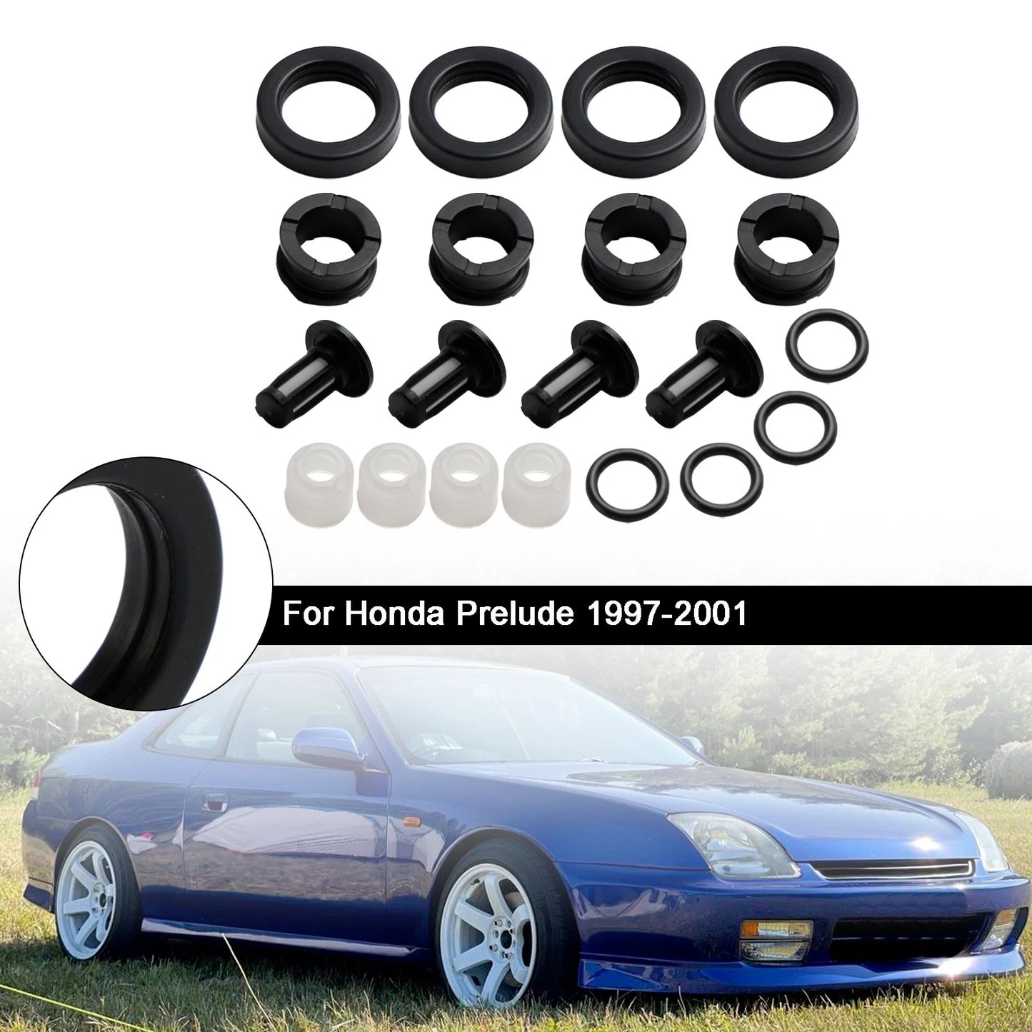 Fuel Injector Repair Service Kit H22A4 for Honda Prelude 2.2 (1997–2001)