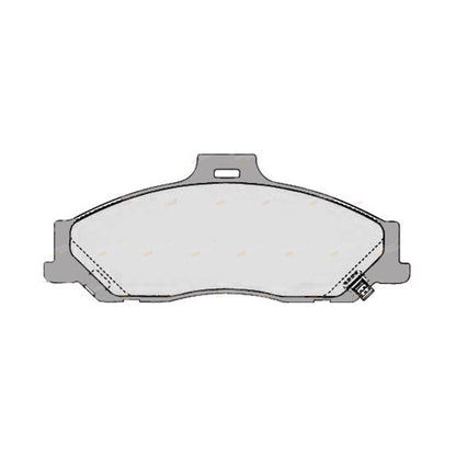 Set of 4 Front Disc Brake Pads for Ford Courier (1999–2006)