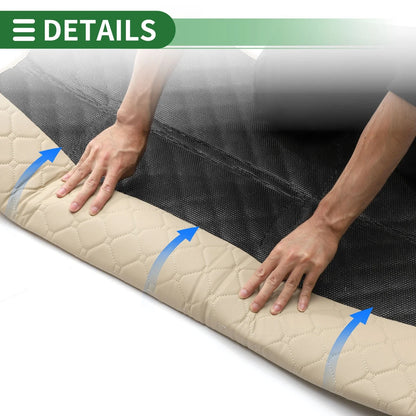 Heightened Edge Cargo Liner Rear Trunk Mat for Honda CR-V (2002-2006) Beige