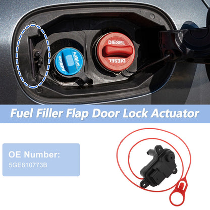 Fuel Filler Flap Door Latch Lock Actuator Motor for VW Passat B8 (2015–2023)