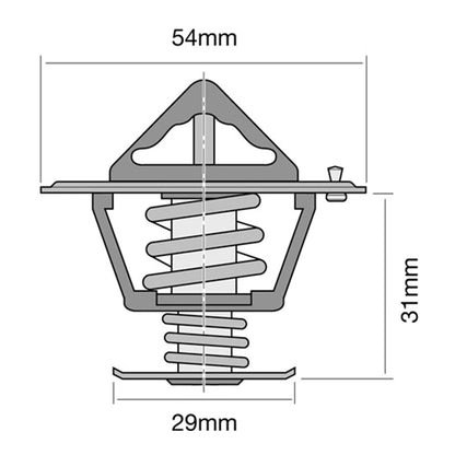 Thermostat for Nissan Patrol GQ MQ 6cyl 4.0L 4.2L TD42 (1981–1995)