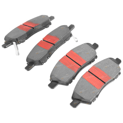 Set of 4 Front Ceramic Disc Brake Pads for Nissan Tiida (2006–2013)