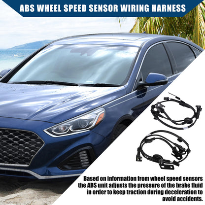 2X Rear ABS Wheel Speed Sensor for Hyundai Sonata (59930-C1000/59910-C1000)