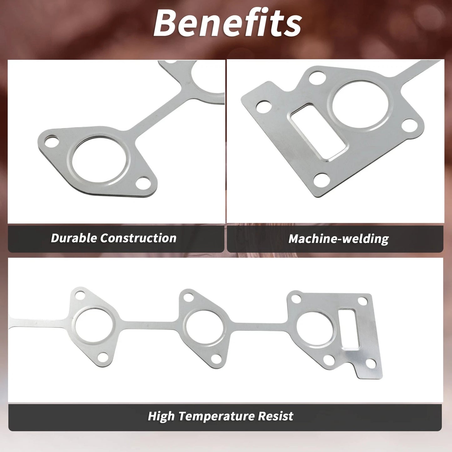 Exhaust Manifold Header Gasket for Hyundai Santa Fe (2001–2006) No.2852127000