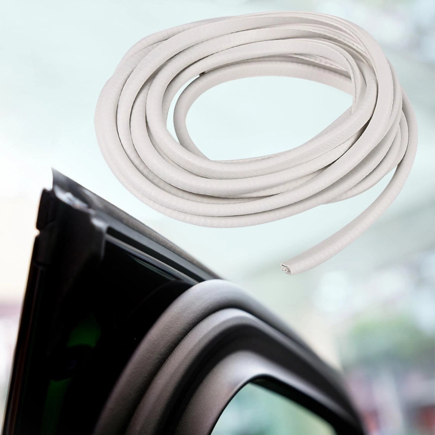 5m Rubber U Shape Door Edge Trim Guard Protector for Universal Vehicles
