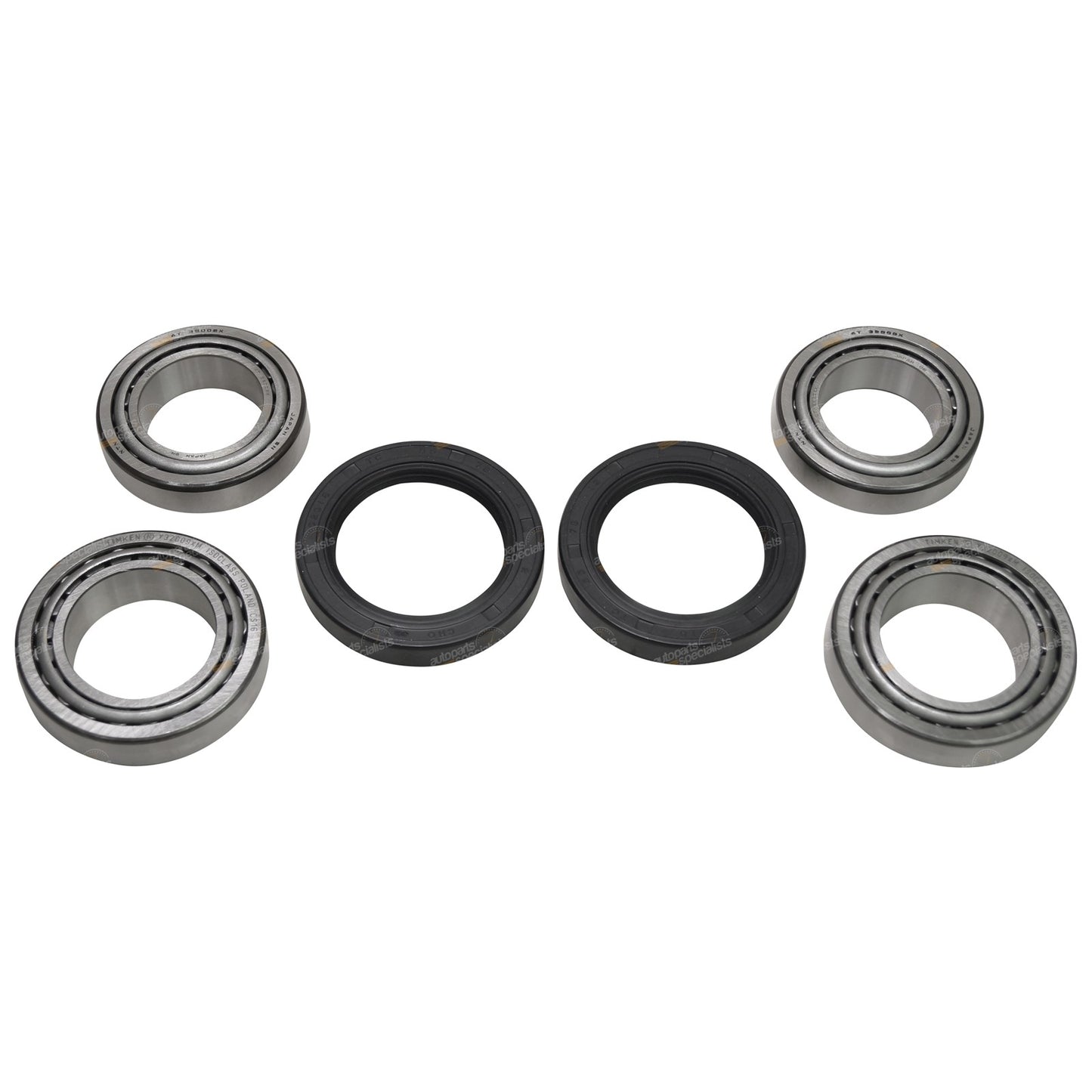 Set of 2 Front Wheel Bearing Kits for Daihatsu Rocky (1984–1993)