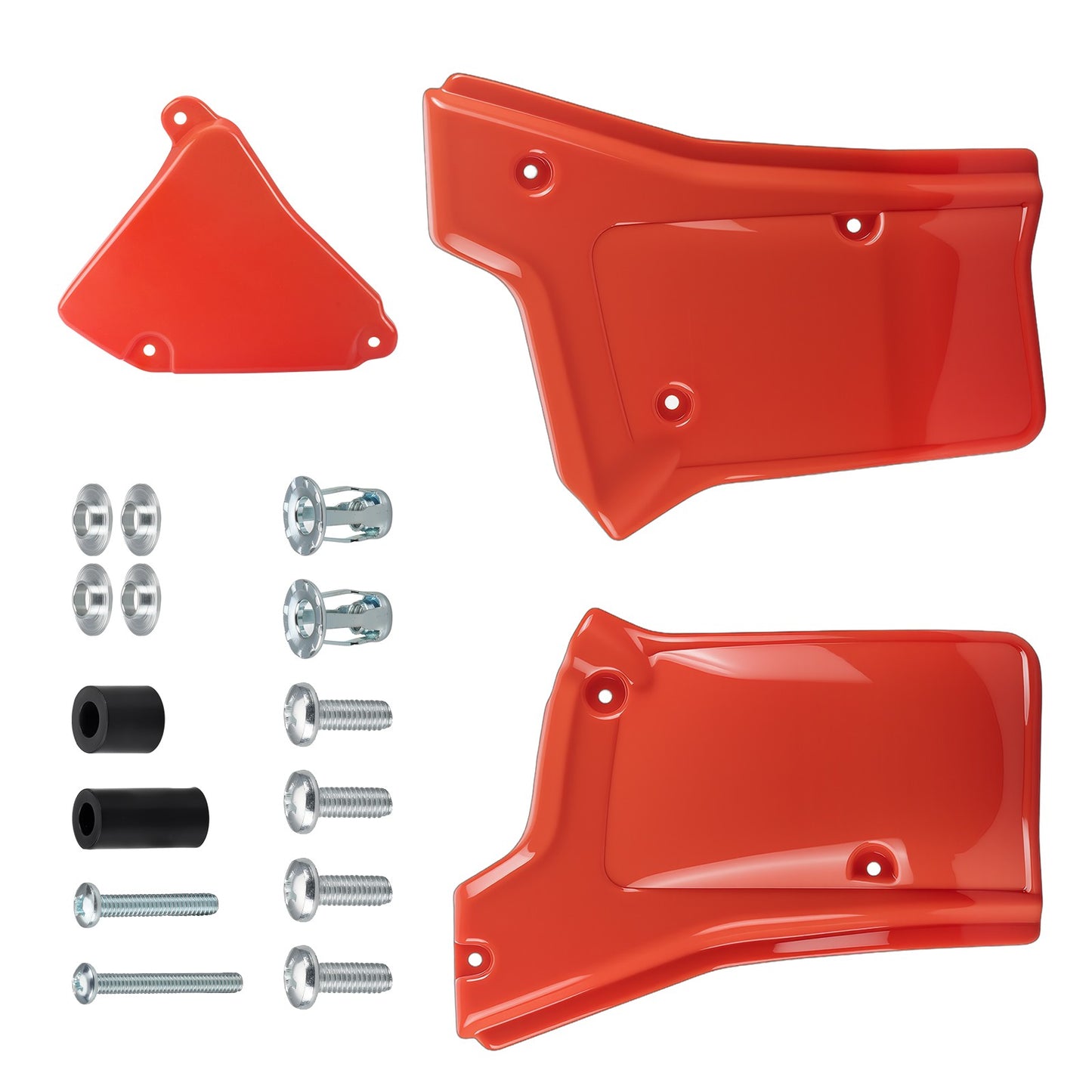 Set of 2 Side Panel Covers Red for Honda XR200R XR250R (1984–2002)