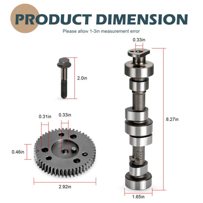 Camshaft and Gear Set for Polaris RZR 800 (2008–2014)