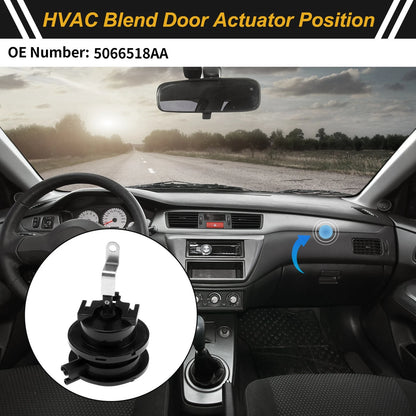 HVAC Heater Blend Door Actuator for Jeep Liberty (2002–2007) No. 5066518AA