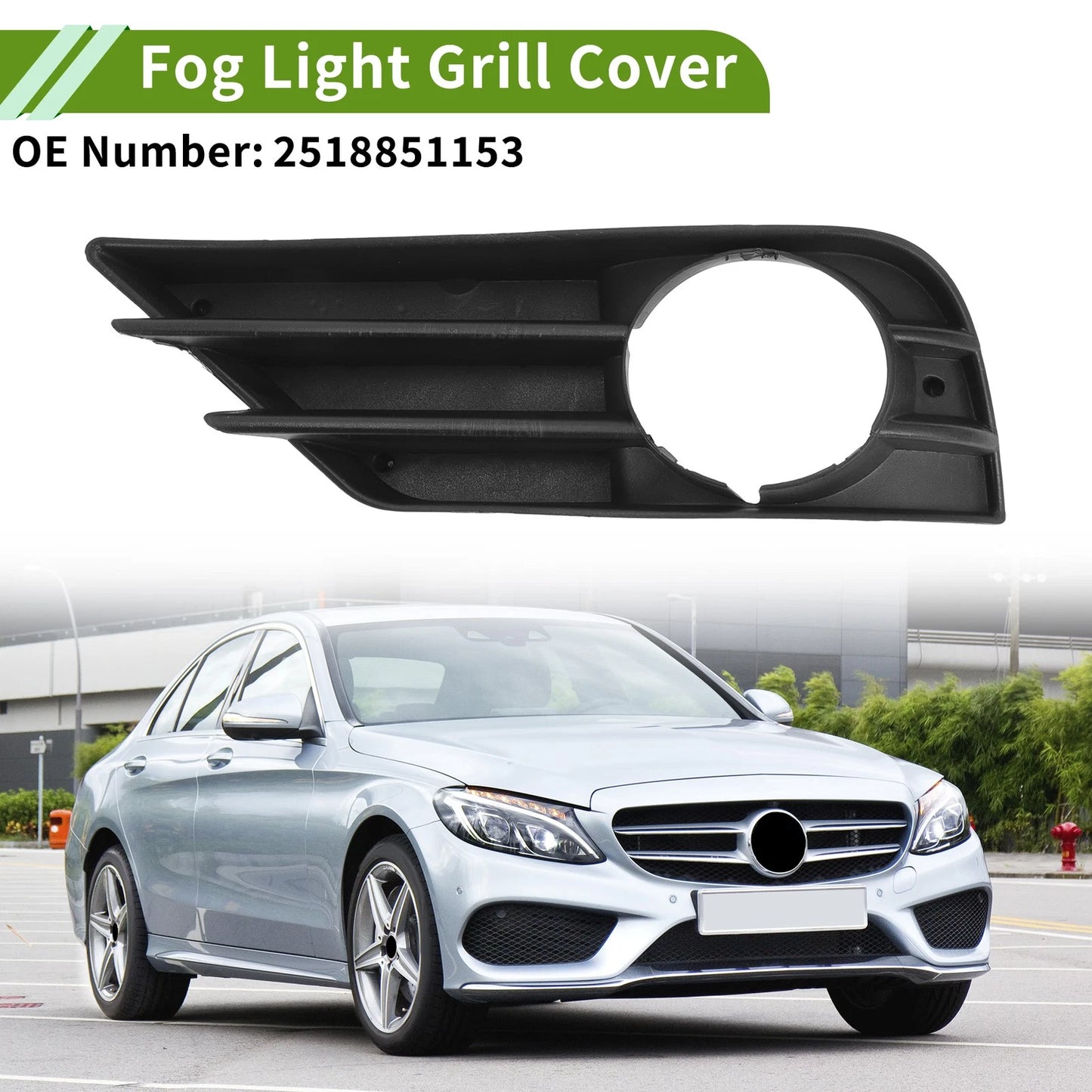 1 Pc Fog Light Grill for Mercedes Benz R350 (2006–2010) No. 2518851153