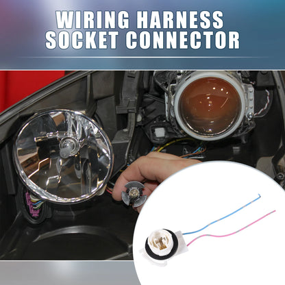 Set of 2 3156A/3156 2-Wire Harness Sockets for LED Turn Signal Lights
