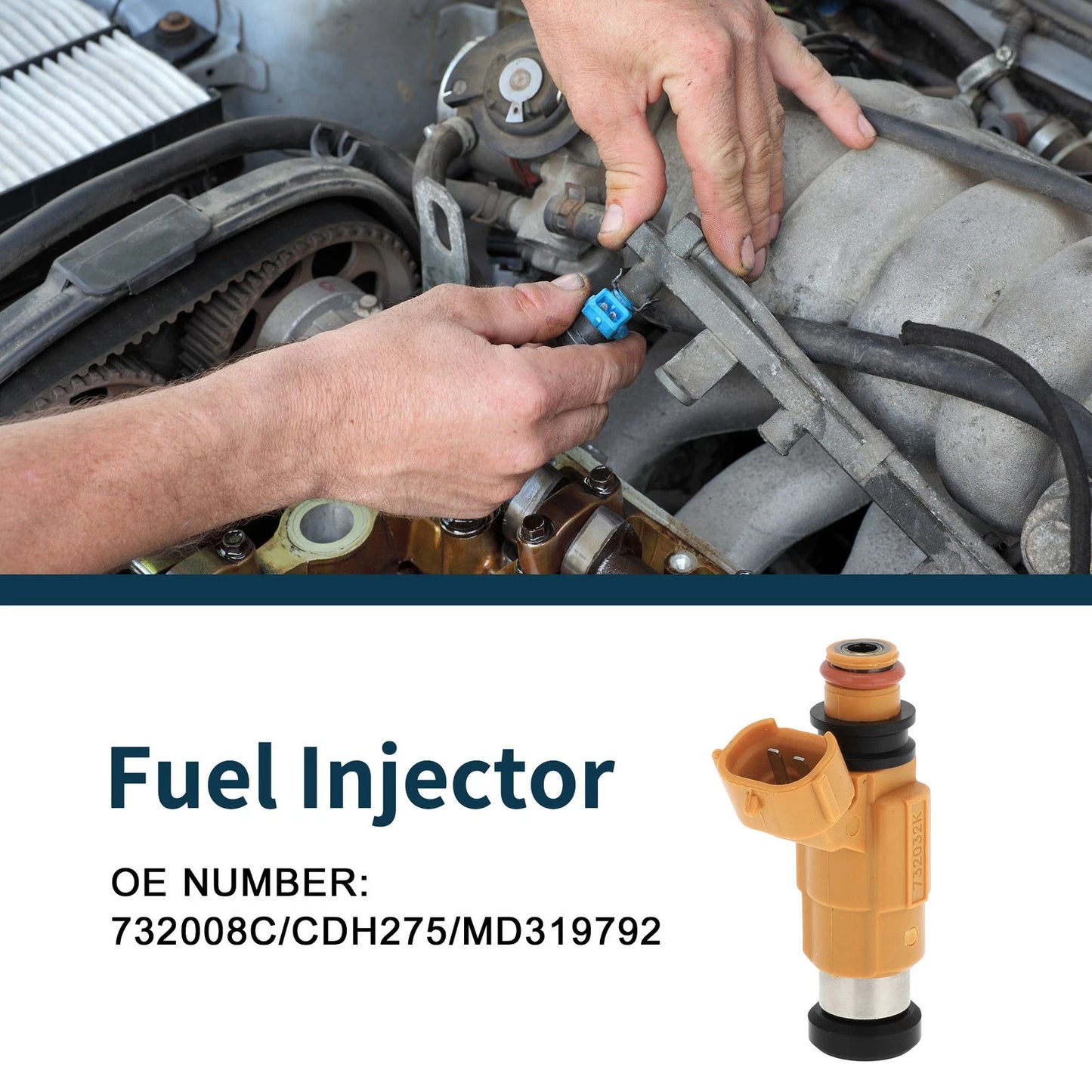 Fuel Injector No. 732008C/CDH275 for Mitsubishi Diamante (1997–2004)