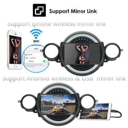 9'' Carplay Android Stereo GPS for BMW Mini Cooper R56 R60 (2007-2013)