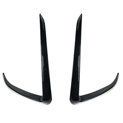 Carbon Style Canards Covers Trims for Tesla Model Y (2020–2024)