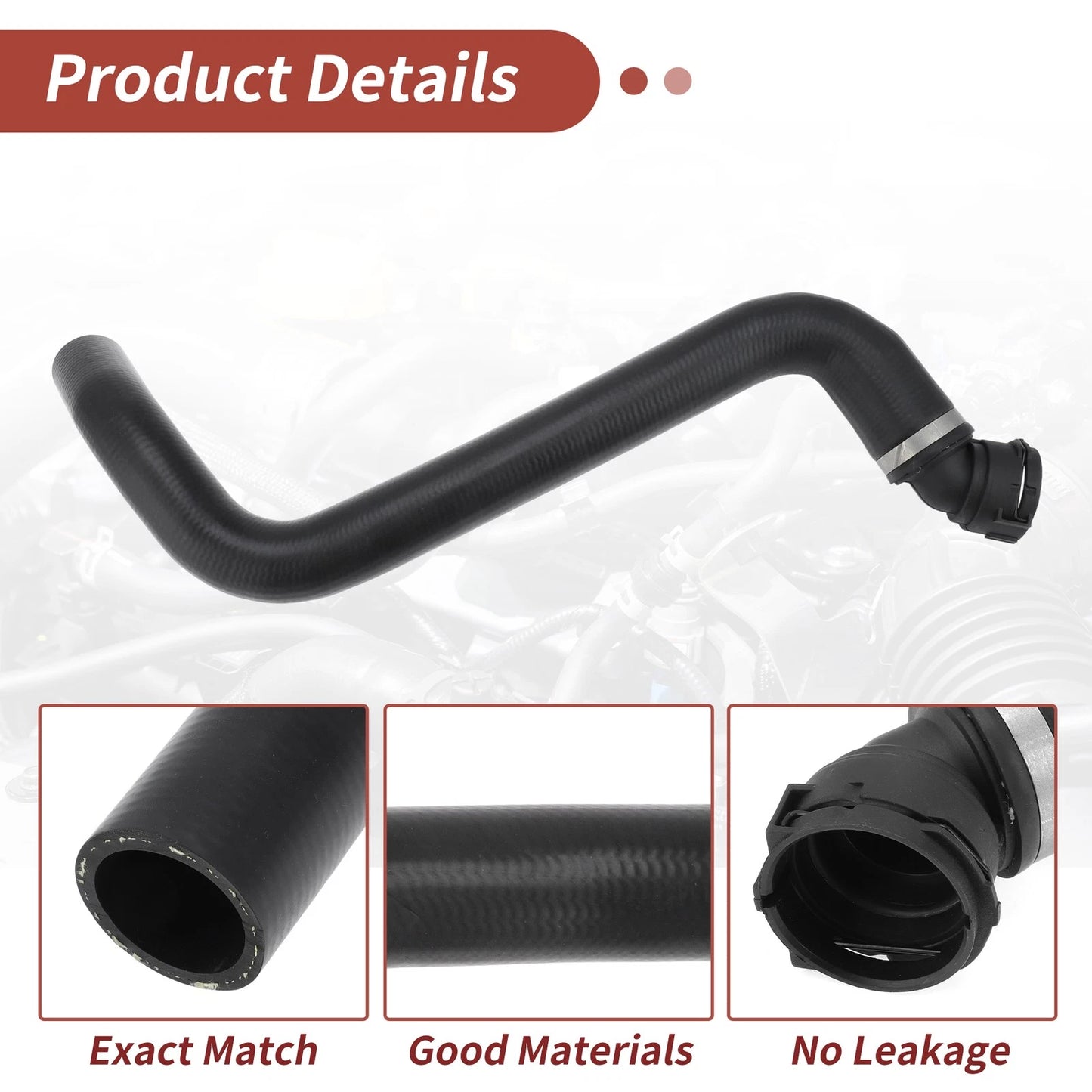 HVAC Heater Water Hose Radiator Hose for Ford F-150 (2014–2017) KM5306 FL3Z8260C