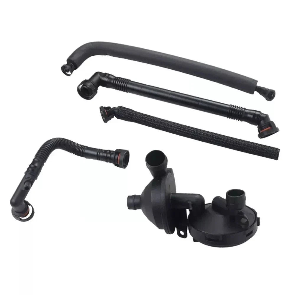 5 x PCV Crankcase Vent Valve & Breather Hose for BMW E46 325i 330i (2000-2006)
