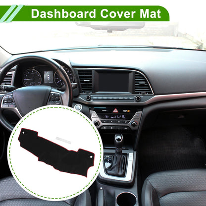 Dashboard Cover for Nissan Micra March K13 (2011–2016) Black Red Anti-Slip