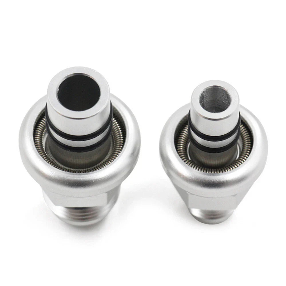 Car Aluminum Alloy Fuel Rail Adapter Kit 6AN 8AN for Ford Mustang (1986-1998)