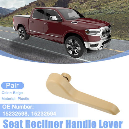 Pair Front Left Right Car Seat Recliner Handle for Chevrolet Avalanche (2002–2013)