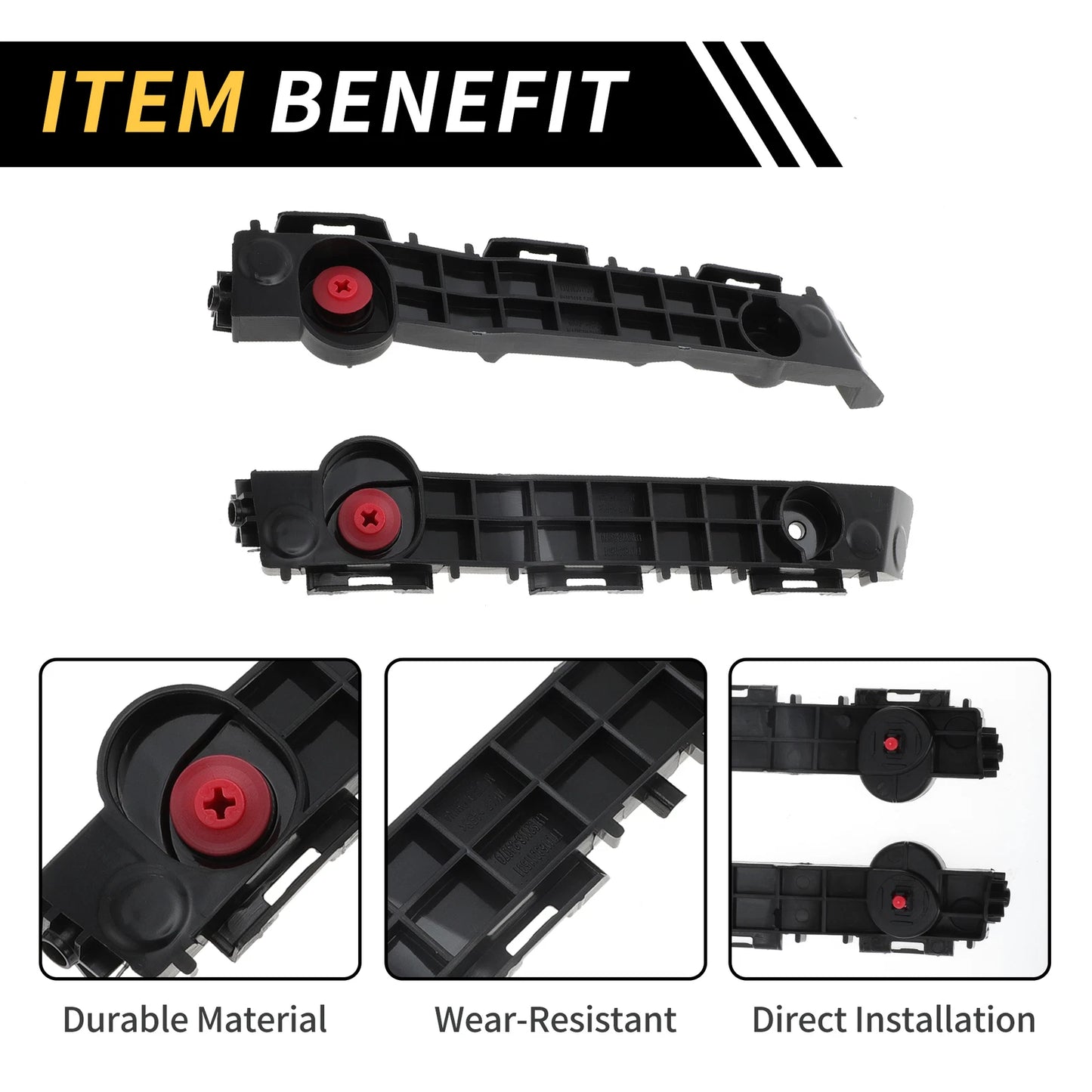 Pair Front Bumper Support Bracket for Toyota Tacoma (2016–2021) No.5211604070