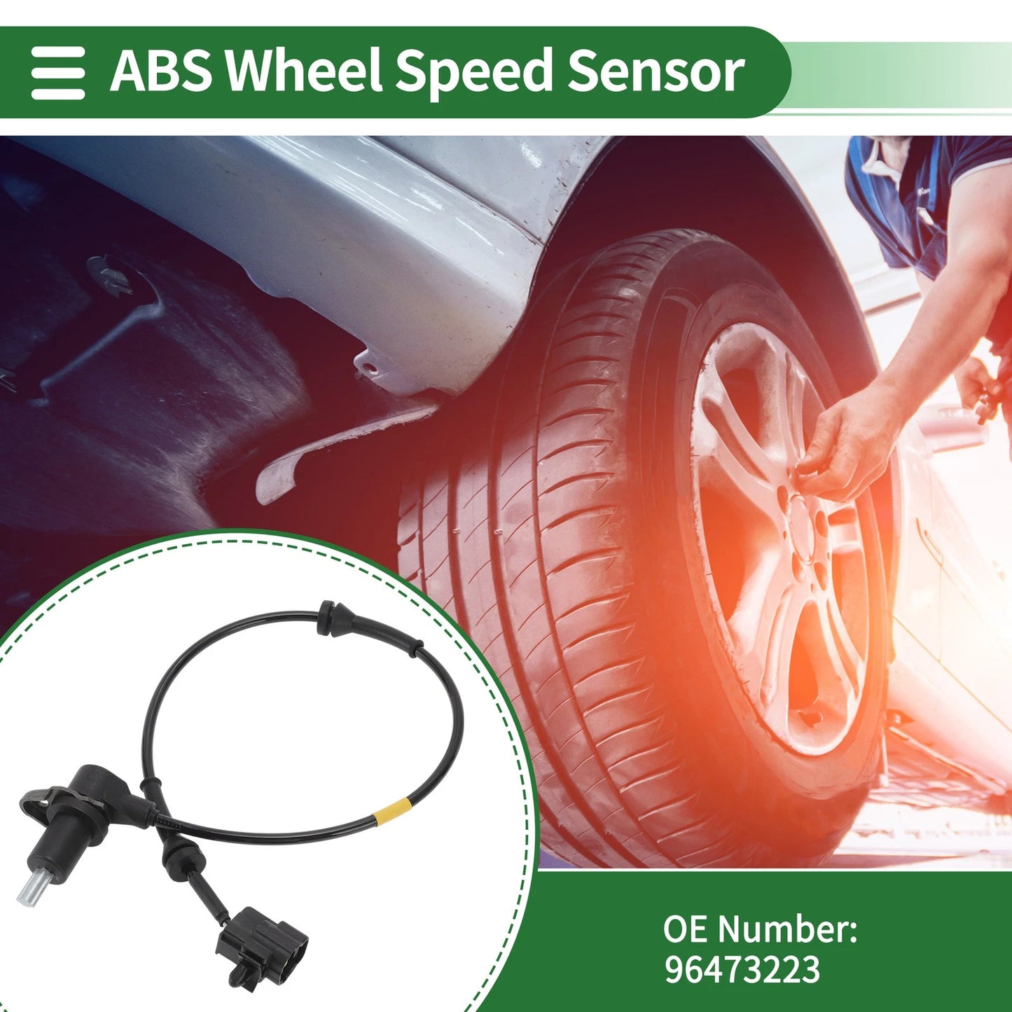 ABS Wheel Speed Sensor No. 96473223 for Chevrolet Aveo (2004–2014)