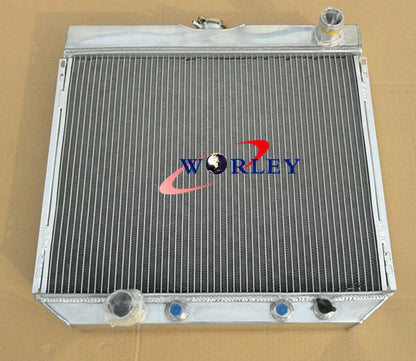 Aluminum Radiator 3 Rows for Ford Mustang V8 (1967-1970)