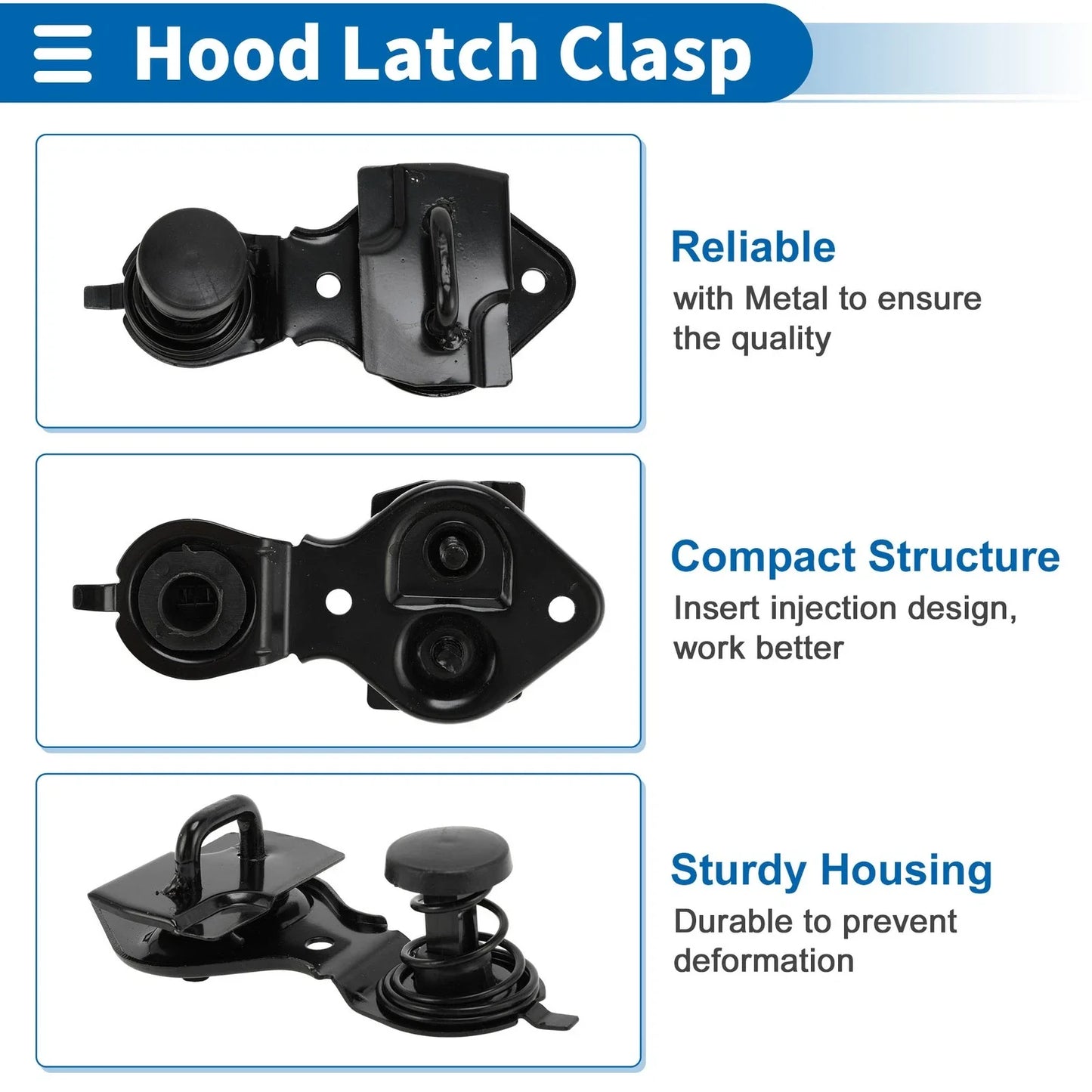 Hood Latch Assembly for Mercedes-Benz CLS500 (2006) - 1 x Quality Replacement