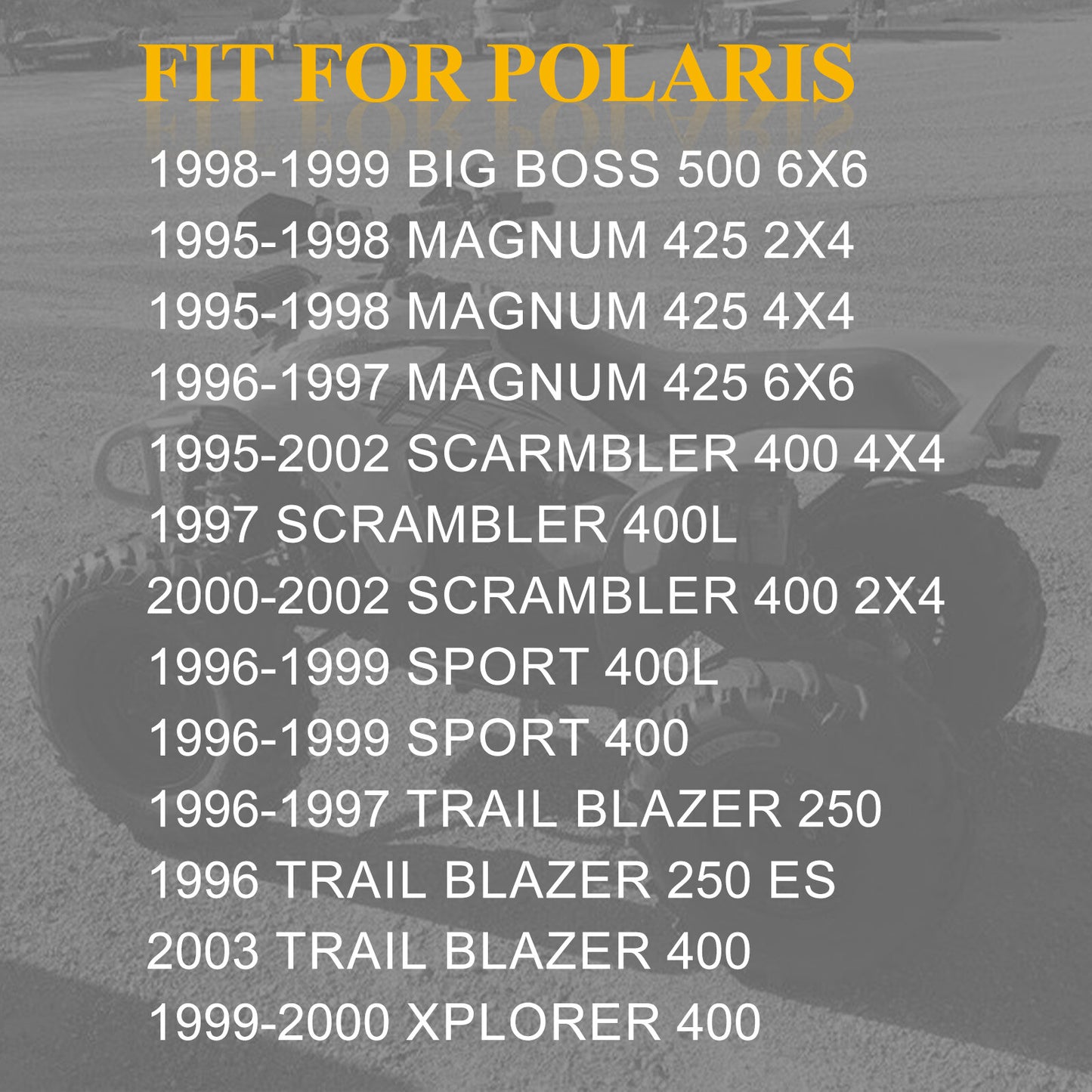 Air Filter Set for Polaris Scrambler 400/L 1995–2002