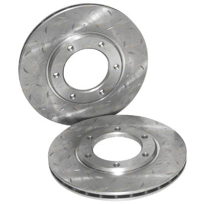 Slotted Front Disc Brake Rotors for Patrol GQ MQ MK Y60 (1981-1996)
